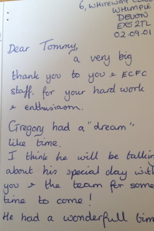 KitsOnHangers's tweet photo. Have A Gr8 Night Greg ..... @GreciansForum @GrecianGreg @ECFCFITC @Vitts @jftagg @OfficialECFC #tommywheeldon #COYG https://t.co/qB21beJpJD