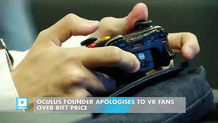 Dailymotion's tweet photo. #Oculus founder apologises to VR fans over #Rift price https://t.co/XJ1XcHOOYt via @Wibbitz #OculusRift #OculusCES https://t.co/eJrejxmtFQ