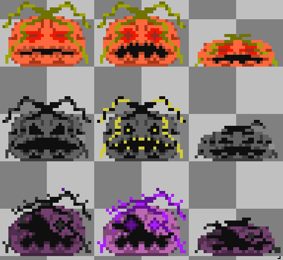 Some Boss variations for #VillageTale #gamedev