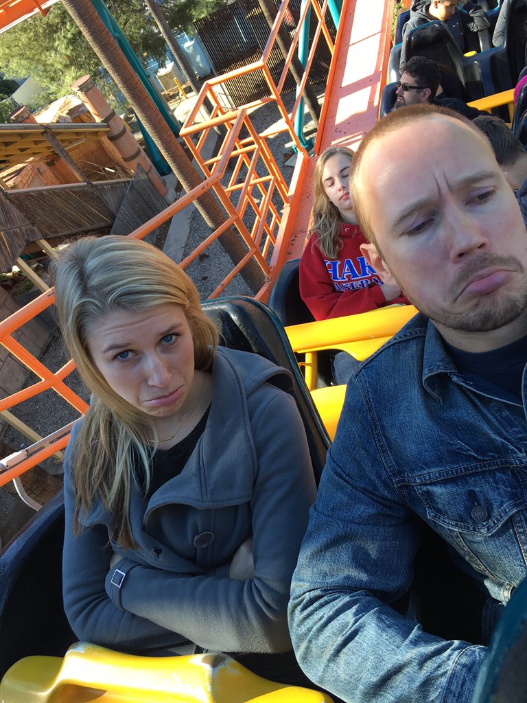 simongreiner's tweet photo. @SixFlags Stuck on the Goliath roller coaster at #sixflagsmagicmountain #fail #greatstart #notamused https://t.co/oLL1jctCr1