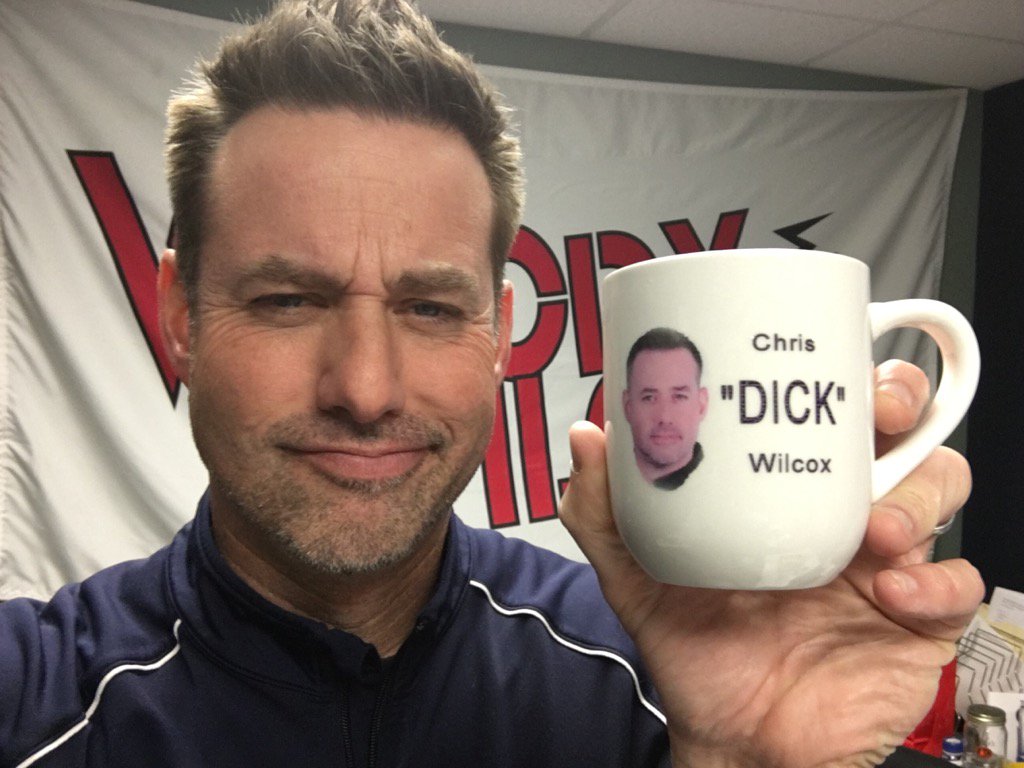 WilcoxStuff's tweet photo. I've finally made it!  I'm my OWN #DickMug thnx to Arnie in #Anchorage @WoodyAndWilcox #WoodyAndWilcox #AK https://t.co/xU5E8QT8DB