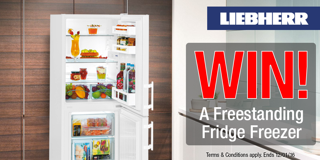 Remember to enter our competition to win a <a href="/Liebherr/">Liebherr Group</a> Fridge Freezer! Simply follow us <a href="/HughesDirect/">Hughes</a> and RT 🍀🎁