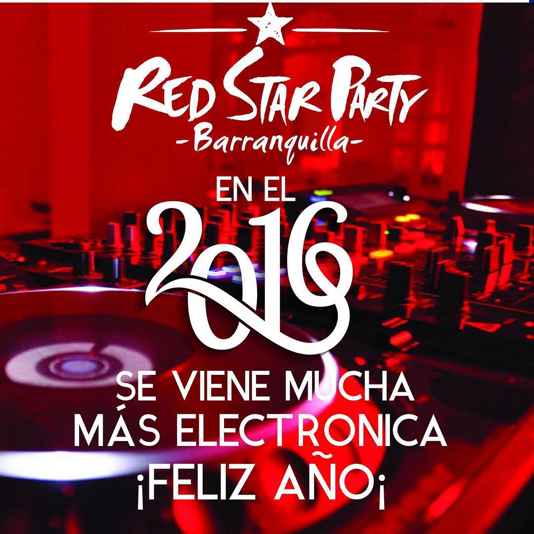 baqelectronica's tweet photo. En este nuevo año el mejor evento de música electronica viene cargado #RedStarParty. https://t.co/z3Y0hf1emK