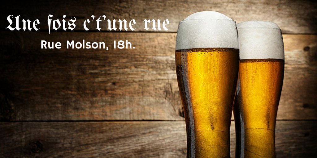 Ce soir, on déguste de la #bière, on jase d'histoire, de prohibition et de jargon! C'est à 18h à @CIBLmedia! #beer