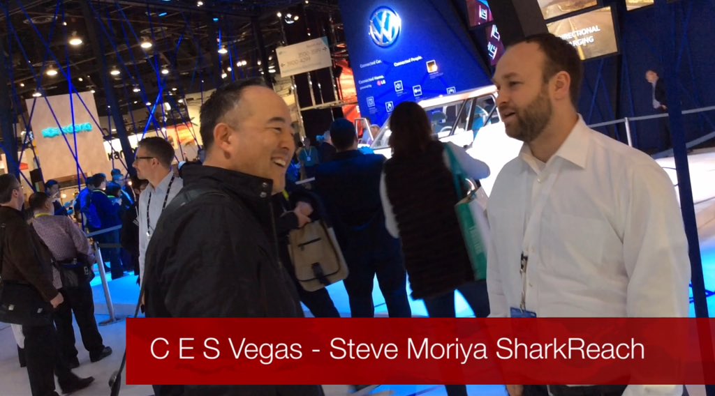 sharkreach's tweet photo. A still from @WillRobertsUSA's footage here at #CES2016. #influencerOwned is the way to go $SHRK https://t.co/FDAbgCT0zh