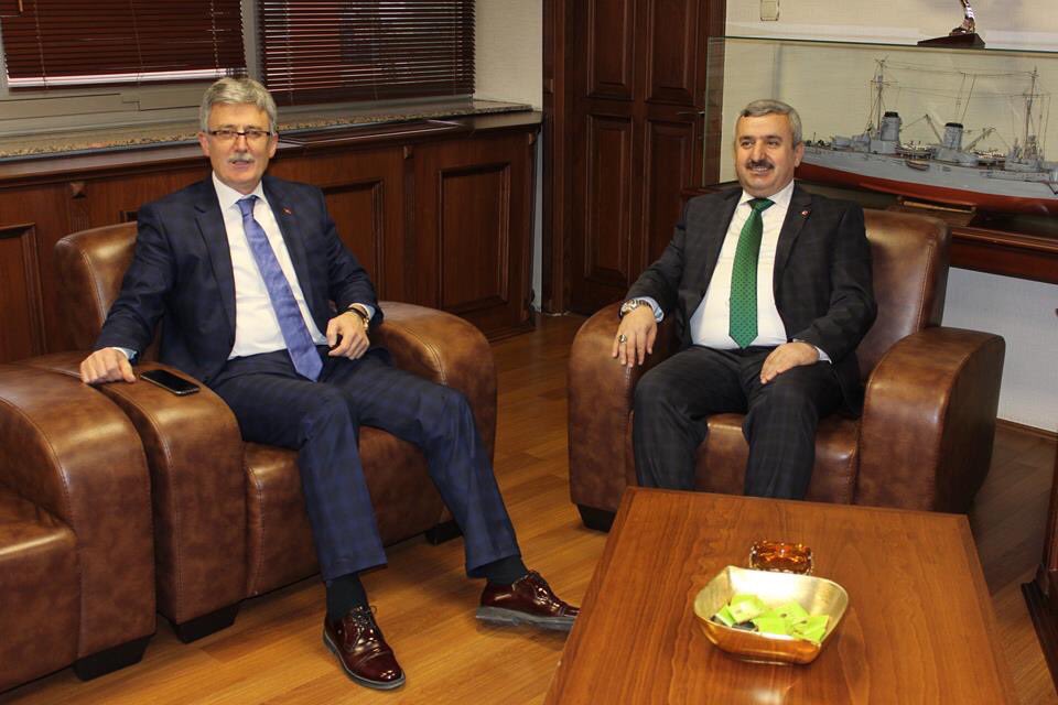 Değerlerli Meslektaşım Körfez Belediye Başkanı İsmail Baran'a Ziyaretinden Dolayı Teşekkür Ediyorum.