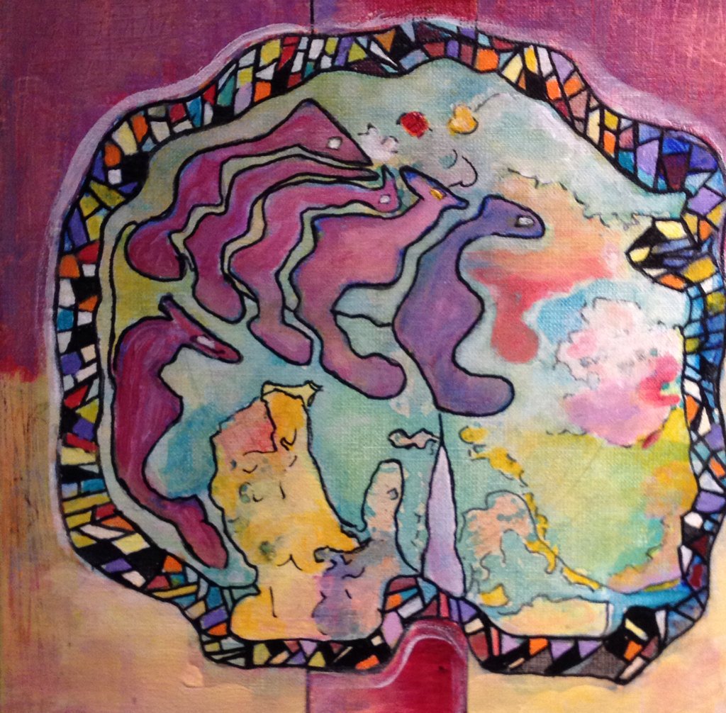 gelukkigbewust's tweet photo. Uit de serie #Mandala
#deMagischeCirkel
#beeldendekunst #schilderijen #kleurrijk #EllenBerens https://t.co/5htJzhiU8F