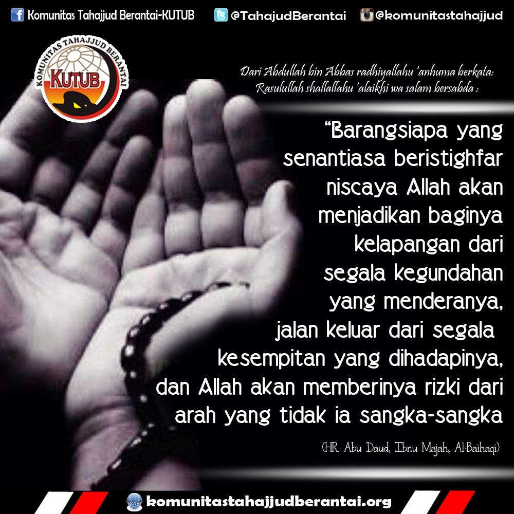 TahajudBerantai's tweet photo. Istighfar yuks.. https://t.co/y2haWK5aa9