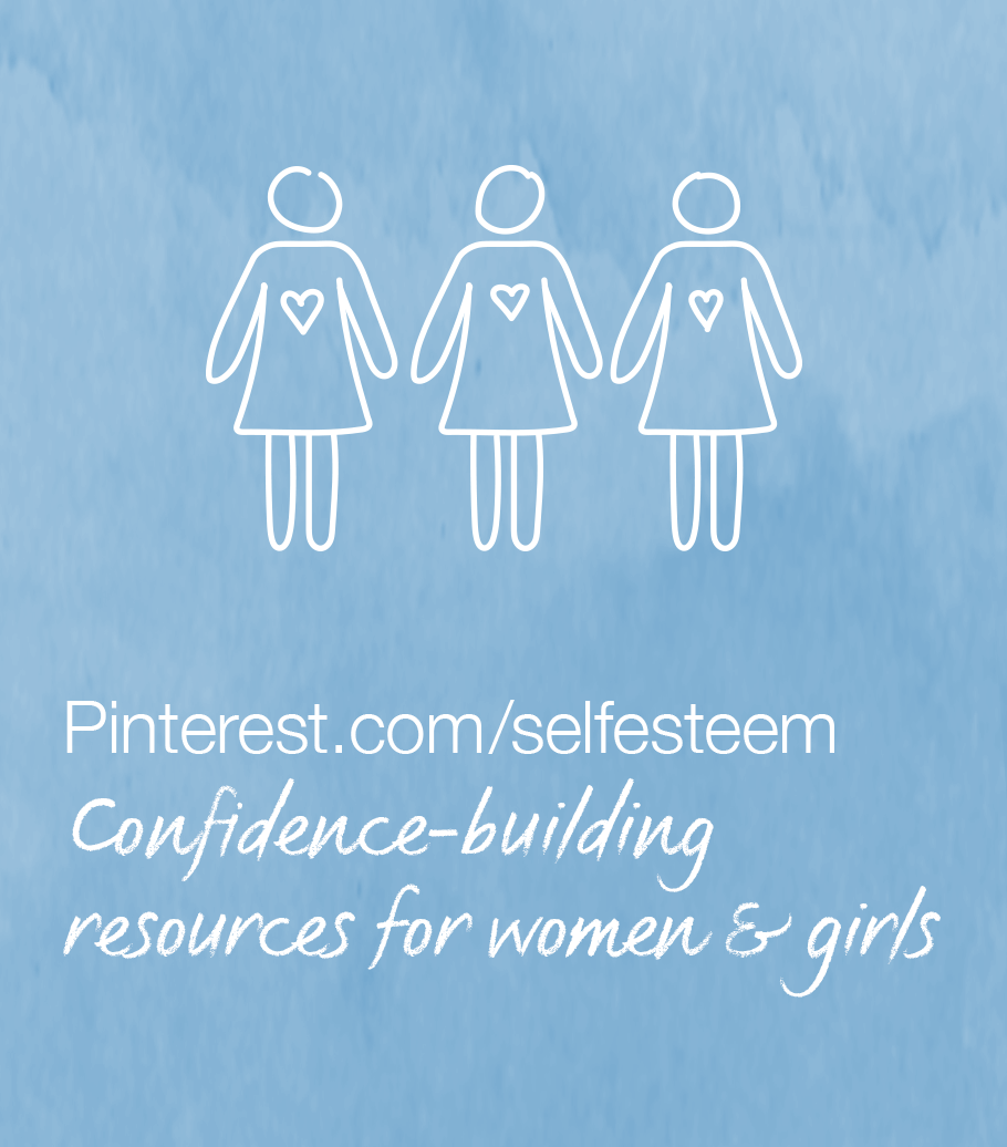 Dove's tweet image. Help build confidence in yourself &amp;amp; your loved ones w/ our #SelfEsteemProject resources: Pinterest.com/SelfEsteem