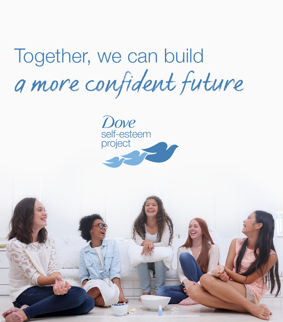 Dove's tweet image. Help build confidence in yourself &amp;amp; your loved ones w/ our #SelfEsteemProject resources: Pinterest.com/SelfEsteem