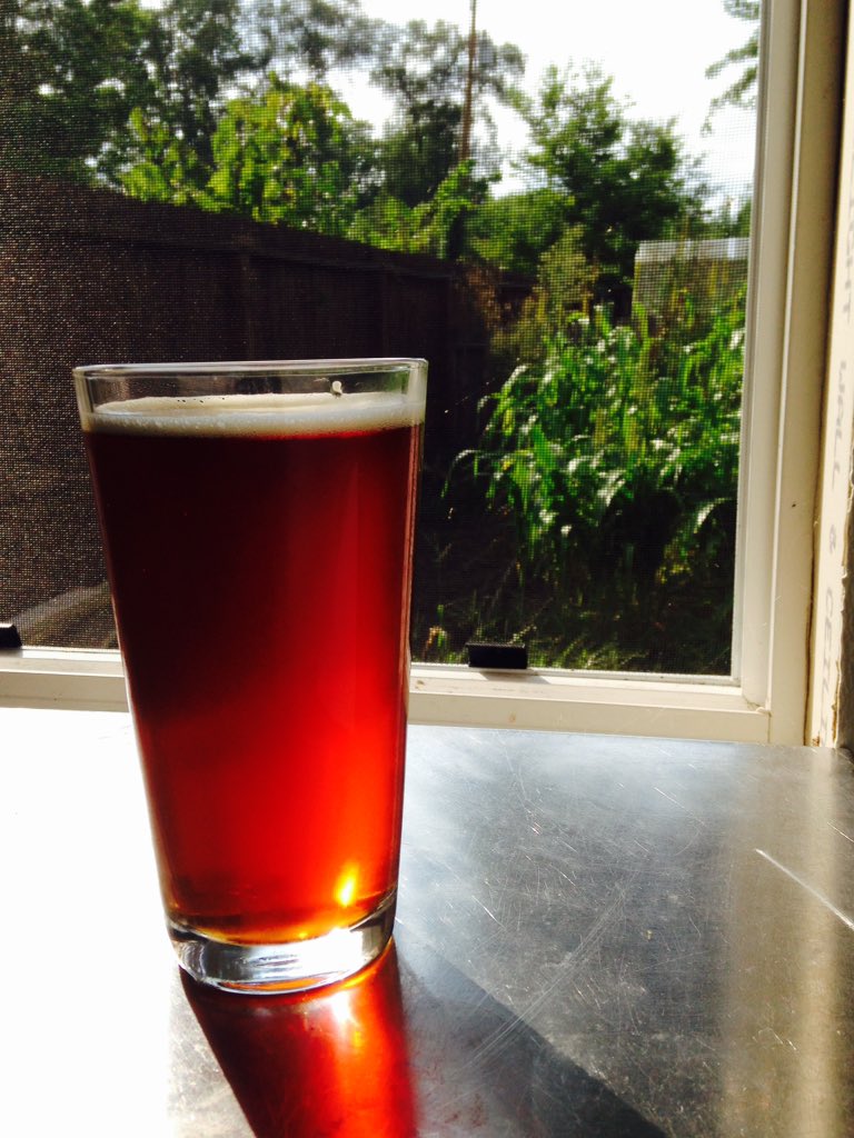 brewingferment's tweet photo. Check out this red raider. It's made with locally sourced Michigan honey we call it:Honey Amber.#Michiana#drinklocal https://t.co/wv1bykGUbs