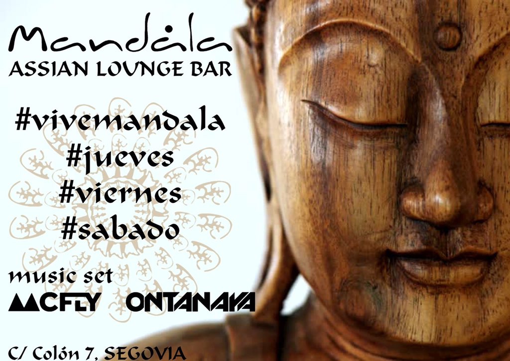MandalaSegovia's tweet photo. #vivemandala esta noche con @ontanaya !! https://t.co/8yo4EiWwPS