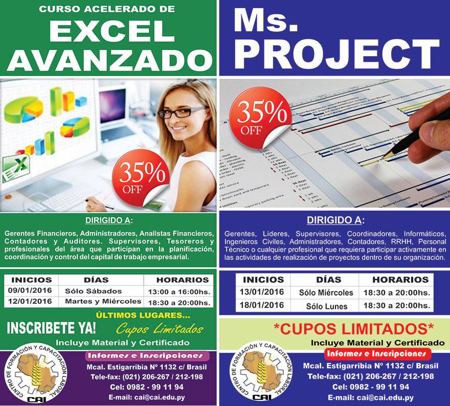 caicursos's tweet photo. Cursos en Enero 2016 #hoypy #abcpy #uhpy #lanacionpy #cronicapy https://t.co/dWPvXvlzrV