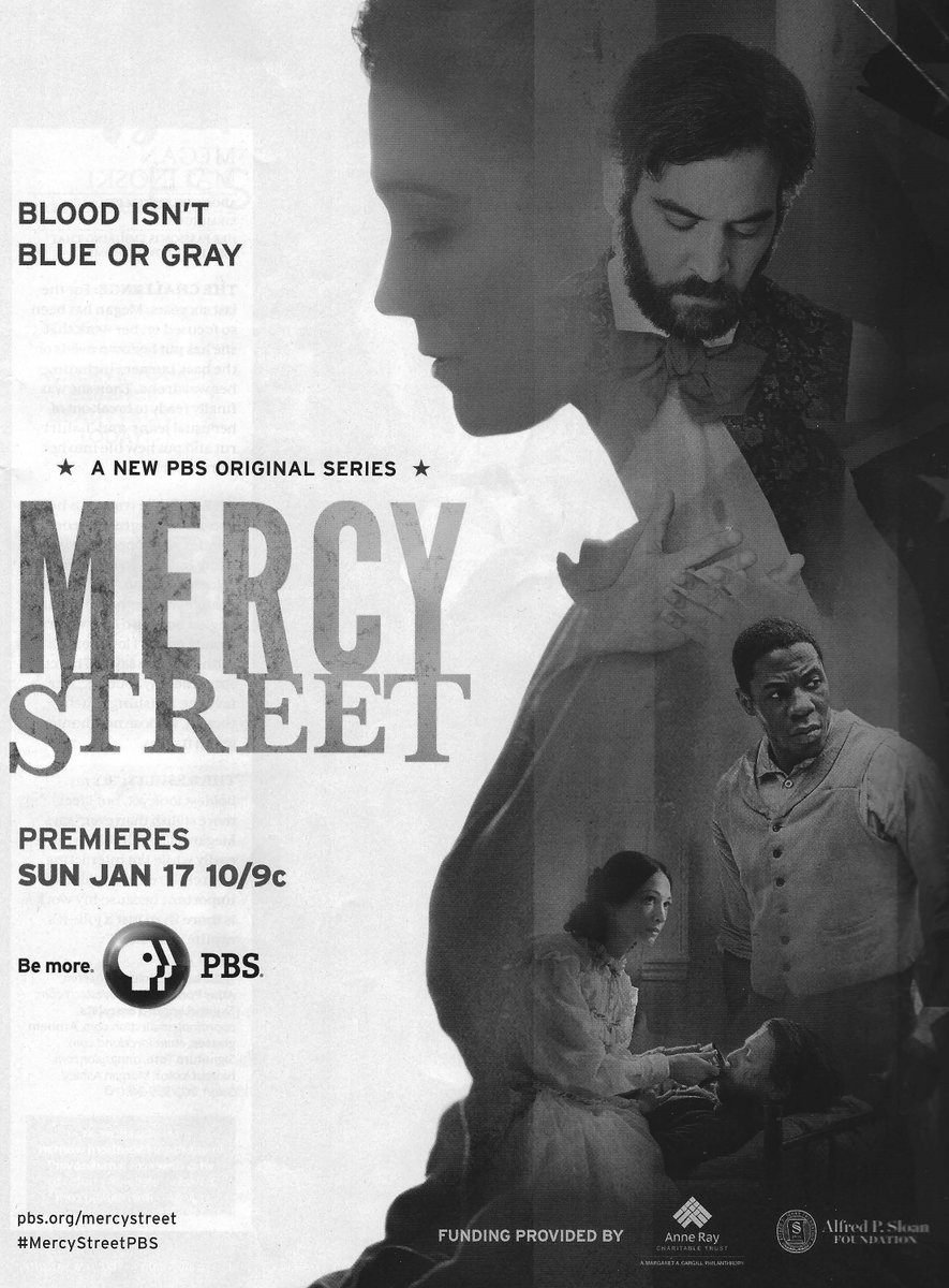 Make plans to watch #MercyStreet, the new PBS series filmed next door to Veritas - on property we are buying.