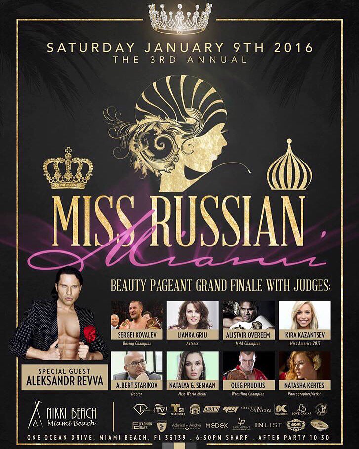 For tickets/tables text 786.277.3703
#MissRussianMiami #NikkiBeach #MegaCityEvents #Miami #MiamiBeach