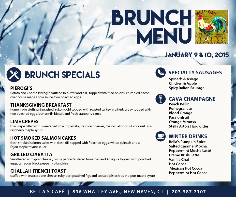 BellasCafeCT's tweet photo. Warm up at Bella's this weekend! https://t.co/AyZvhcHSt1