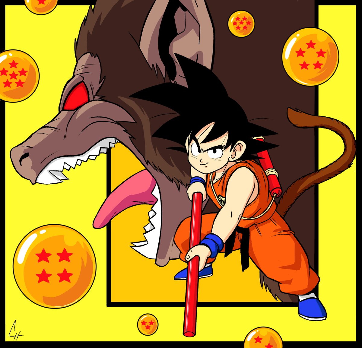 RE5_Chris's tweet photo. 1st drawing of 2016!
I drew Goku from the anime series called Dragon Ball.

#art #dragonball #ドラゴンボール #申年 #落書き #goku https://t.co/w5CGZ3sdNy