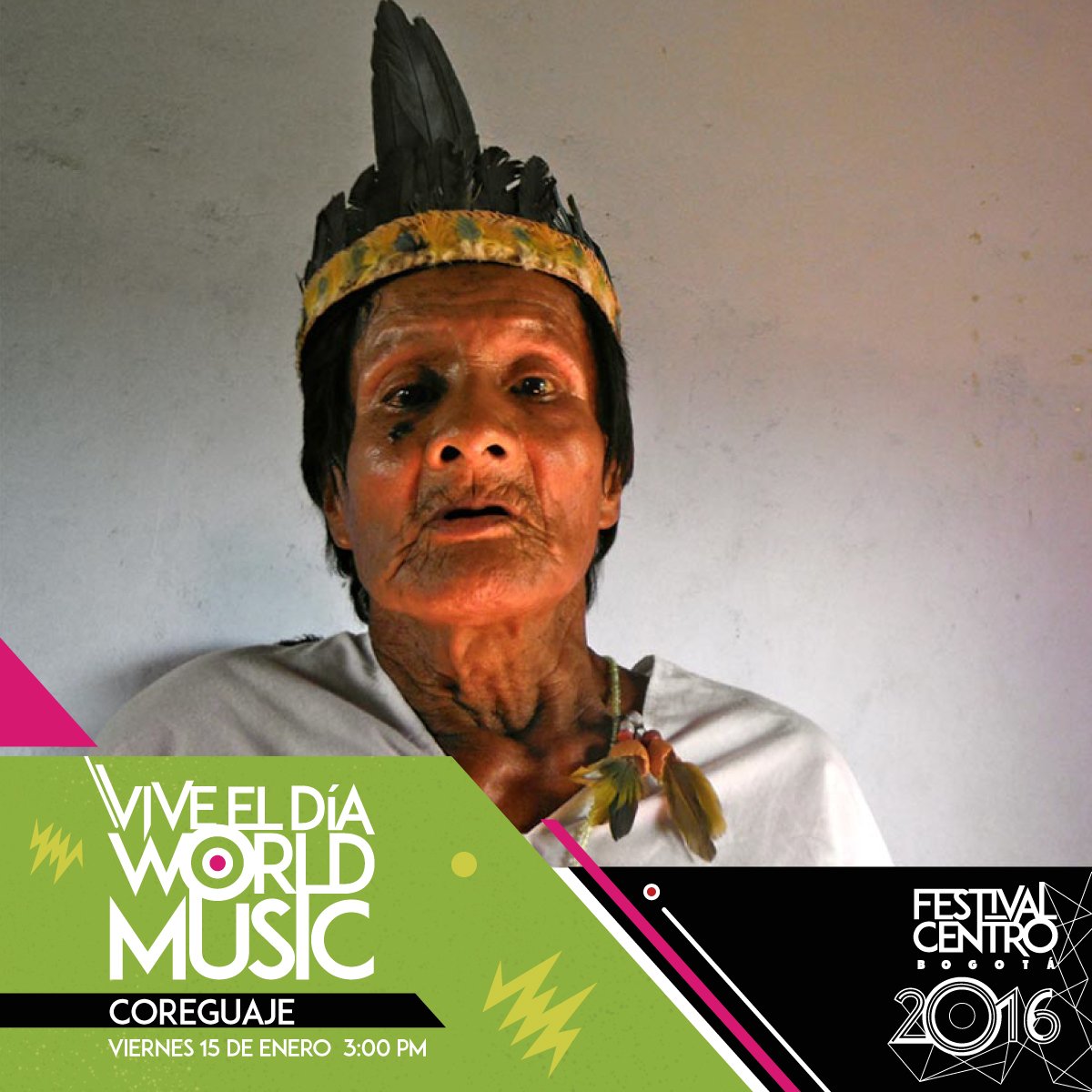FestivalCentro's tweet photo. koreguaje proviene del grupo Siona hablante de lengua korebajú #DíaWorldMusic disfruta #Coreguaje #VuelveATuCentro https://t.co/DHLzl1npfw