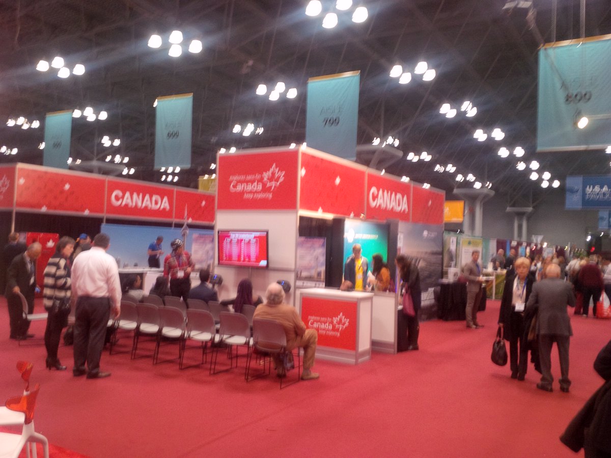 trailer_ken's tweet image. Canada in New York? Yes, just 35 steps from entrance of NY Times Travel Show #TIACinNY