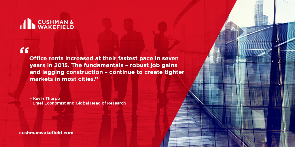 CushWakeUS's tweet image. U.S. #office rents increased at their fastest pace in seven years in 2015 &amp;gt;&amp;gt; cushwk.co/1mJ04Ej #CRE