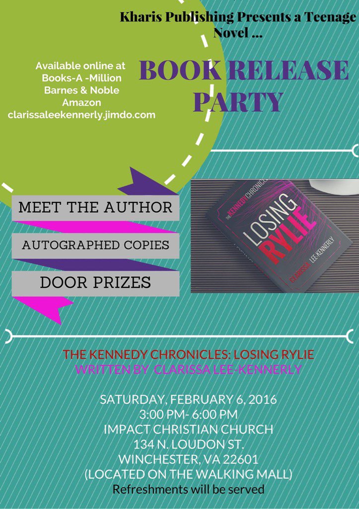 Clarissa Kennerly On Twitter Book Release Party For Losing