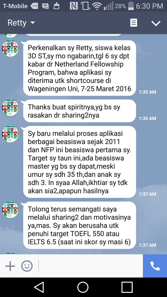 01_budi's tweet photo. Dapat lagi kabar dari siswa yang sudsh dapat beasiswa.. Yuk, semangat! Let's break the limits..!! @Sekolah_TOEFL https://t.co/6Fu1Rsfjs8