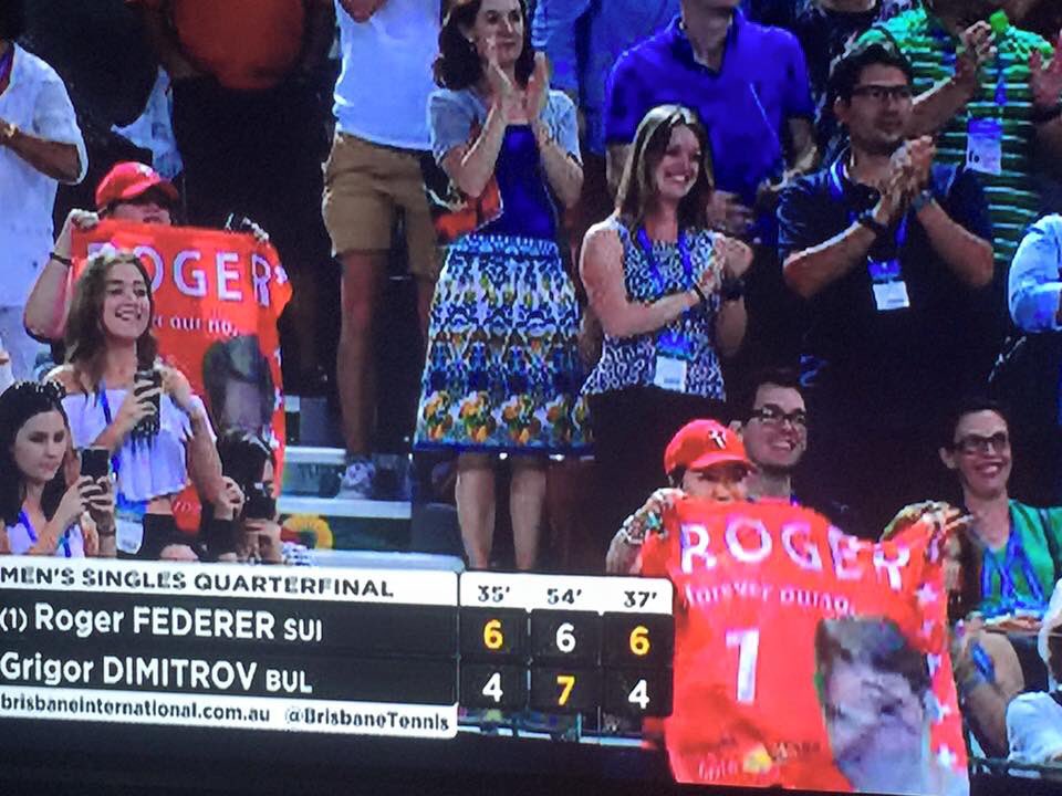 jenren2014's tweet photo. @fans4roger we proud to fly the flag in Brisbane this week https://t.co/wTHSNQ13An