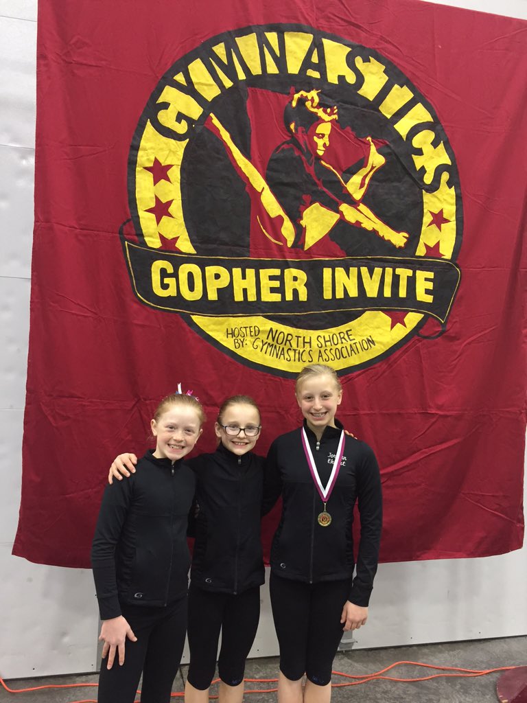 JenniferLee_24's tweet photo. A trio of vault medalists. @mnflyersgym #flyertime https://t.co/zVg2GEGqnp
