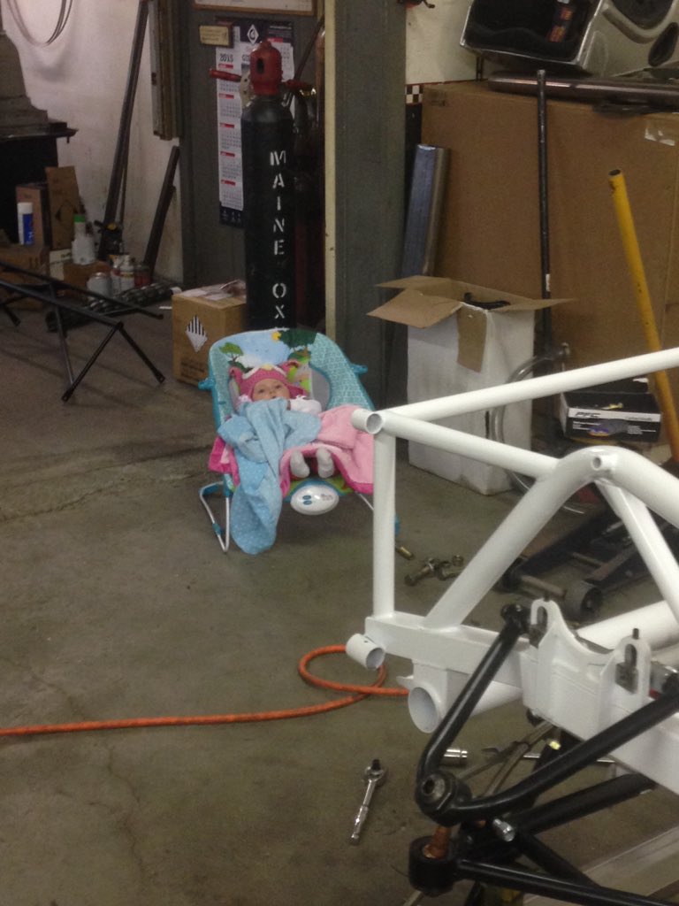 djshaw60's tweet photo. First official night working on the racecar alone with dadππ» #newcrewchief https://t.co/RCnmTfvx9I