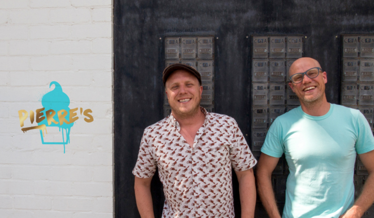 Pierre Roelofs' soft-serve pop-up at <a href="/greenparkdining/">Green Park</a> is open for business: broadsheet.com.au/melbourne/food…