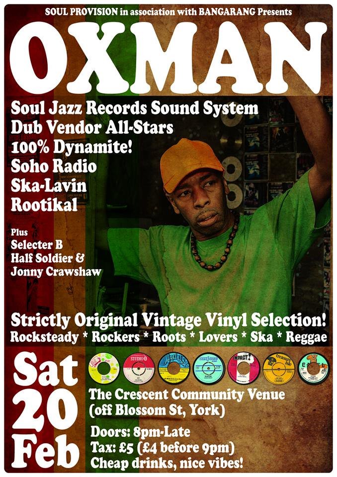 JonnyCrawshaw's tweet photo. Hey @EarwormRecords this is going to be something a bit special for #reggae fans in #York https://t.co/zq7yfGSPEW https://t.co/8vUom7XoWi