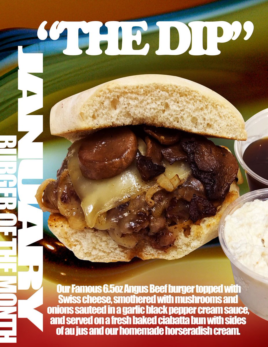 #Burger of the Month @ Cool Cats Cafe in #Maui is the #Frenchdip!  Ummmm sign me up! #restaurants #Lahaina
