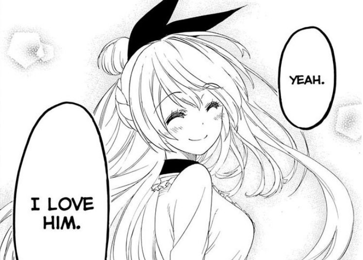 Shourii's tweet photo. I hope the author will keep this pacing! And... AWWWWW! This was so cute! Team Chitoge is winning ;3 #Nisekoi #ch200 https://t.co/a9BpbXmCQb