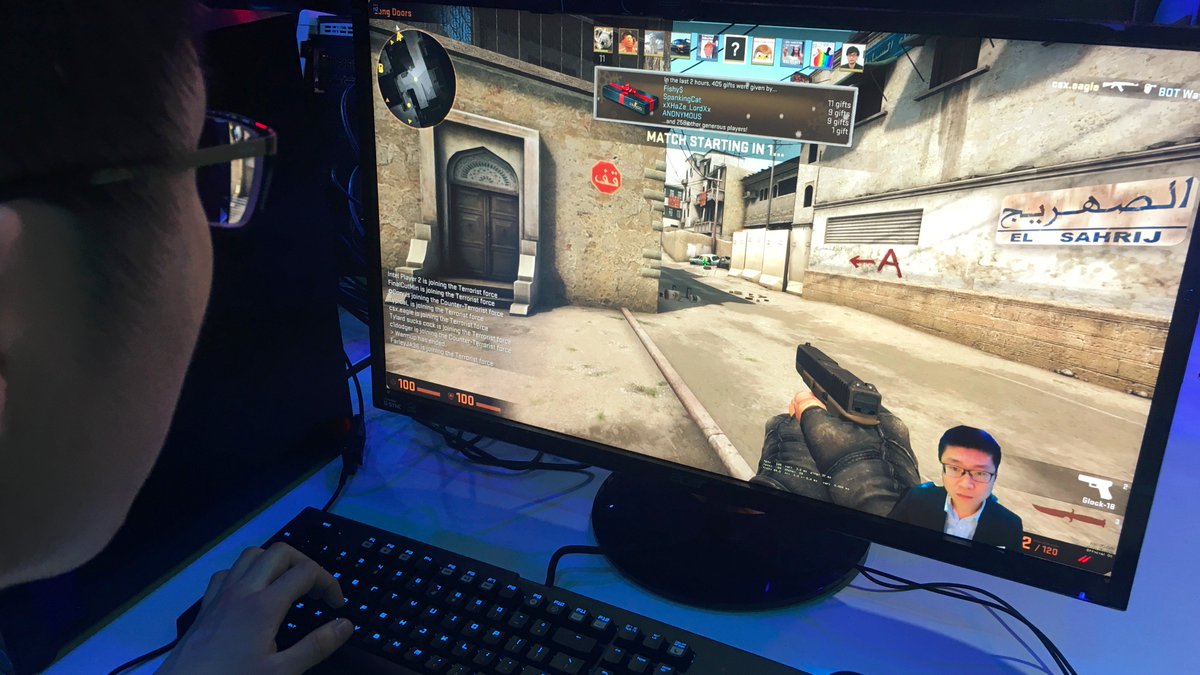SharnBajwa2's tweet photo. Broadcast yourself without lagging your gameplay. Intel #6thGenCore #CES2016 #CSGO https://t.co/O8CCqSSgpm