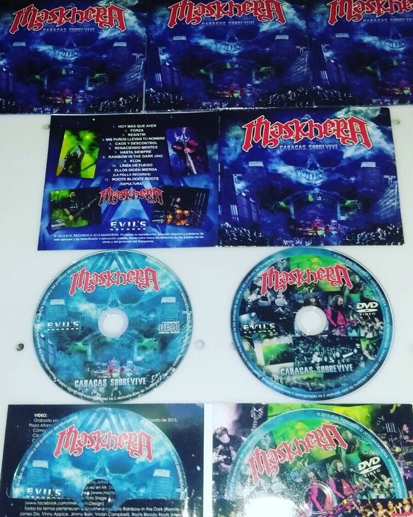 Ya disponible en Panamá nuestro primer lanzamiento, Mashkera "Caracas sobrevive" disco doble CD/DVD #evilsrecords