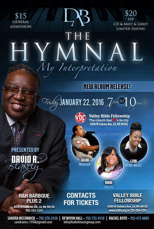 Get your tickets now!!!!!! #TheHymnal2016