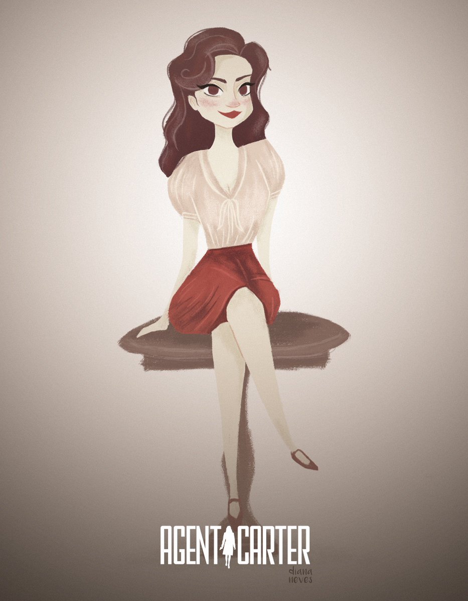 diananevesketch's tweet photo. Excited for season 2 of @AgentCarterTV !! #marvel #AgentCarter https://t.co/MeFxwrccxm