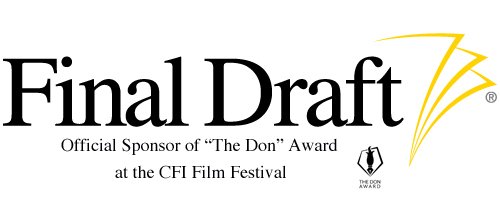 TheDonAward's tweet photo. We R excited &amp; gr8ful 2 have @finaldraftinc as our CONT. Official Sponsor of "The Don" Award at @CFIFN Film Fest! https://t.co/5EE7tWgZQg