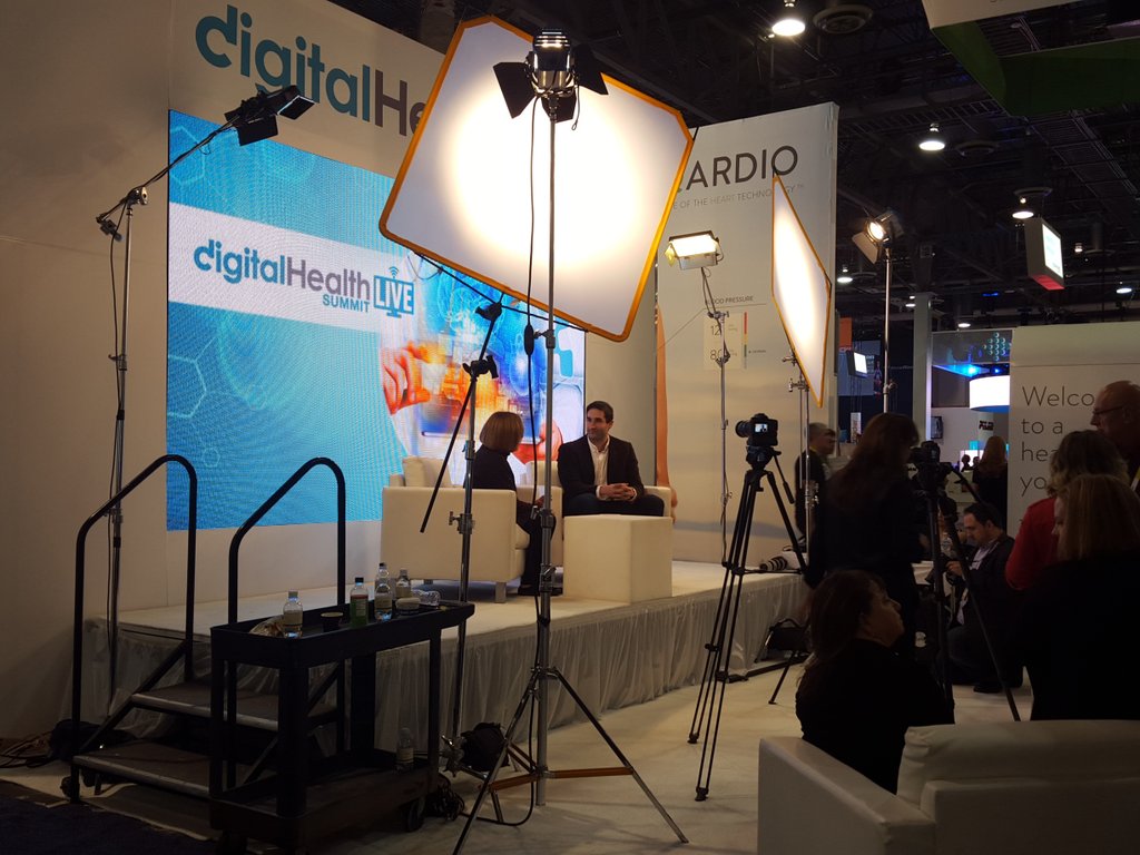 ttran06's tweet photo. .@docweighsin being interviewed by @VahabzadehMD at the #DigitalHealthCES Live booth #CES2016 https://t.co/8RzZipRpPL