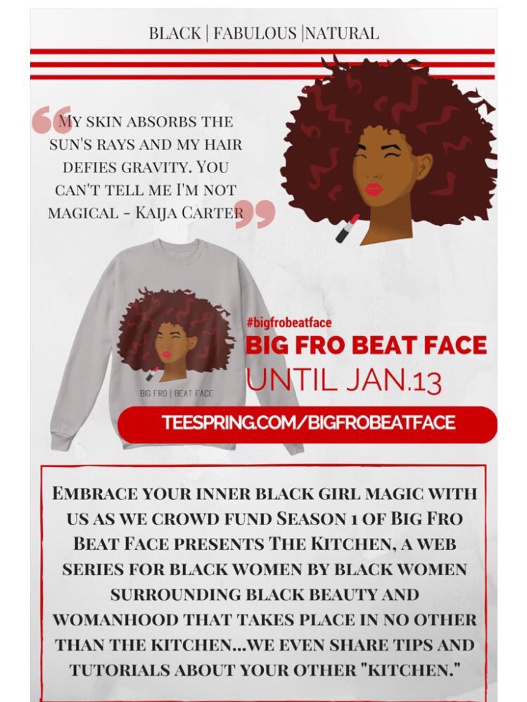 reelaviolette's tweet photo. got my #bigfrobeatface crew neck! did you? support black girl magic in the making.. ✨ @maurachanz https://t.co/j5HjV6I7IN