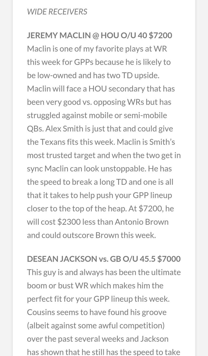 UFCollective's tweet photo. ICYMI: WildCard #StackReport by #UnNamed before you set your lineups. #Collective
https://t.co/X8mclnYaWW https://t.co/3Dil8C6Xg2