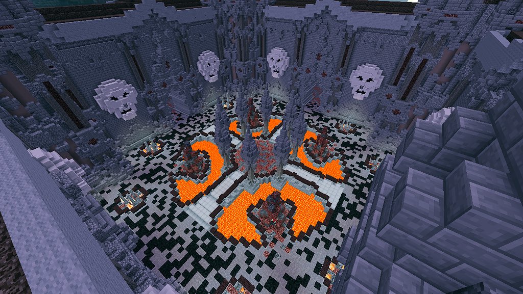 PixelXPs's tweet image. We made this faction spawn for @DarkRealmsPE !