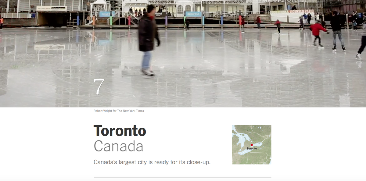 TheReal_TRREB's tweet photo. The New York Times: '52 Places to Go in 2016'. Toronto is #7! https://t.co/Uts6qiPHAl #TREB #Toronto https://t.co/KYyNG4gZW3