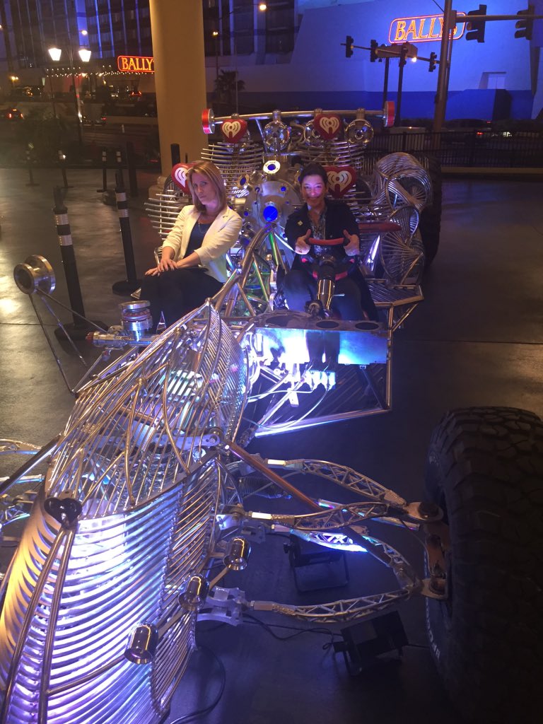 EMcVe's tweet photo. Last night in Vegas @iHeartRadio w/ @JHollmeyer2 #tbwaces #2016CES https://t.co/pHkUiDjVDm