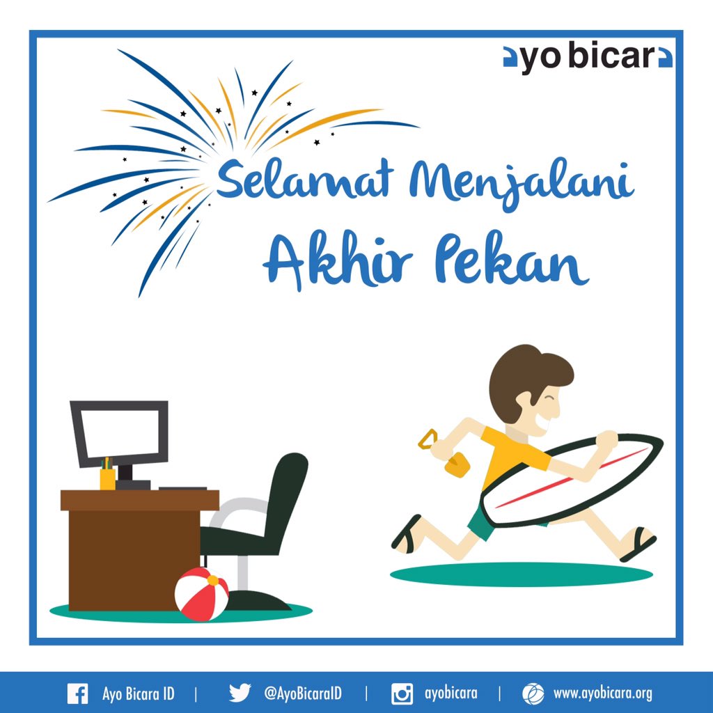 ayobicaraID's tweet photo. Lupakanlah sejenak kawan! Mari berlibur! 
Selamat menikmati indahnya akhir pekan!

Salam
Ayo Bicara
#AyoLawanDepresi https://t.co/20JHgjzeBq