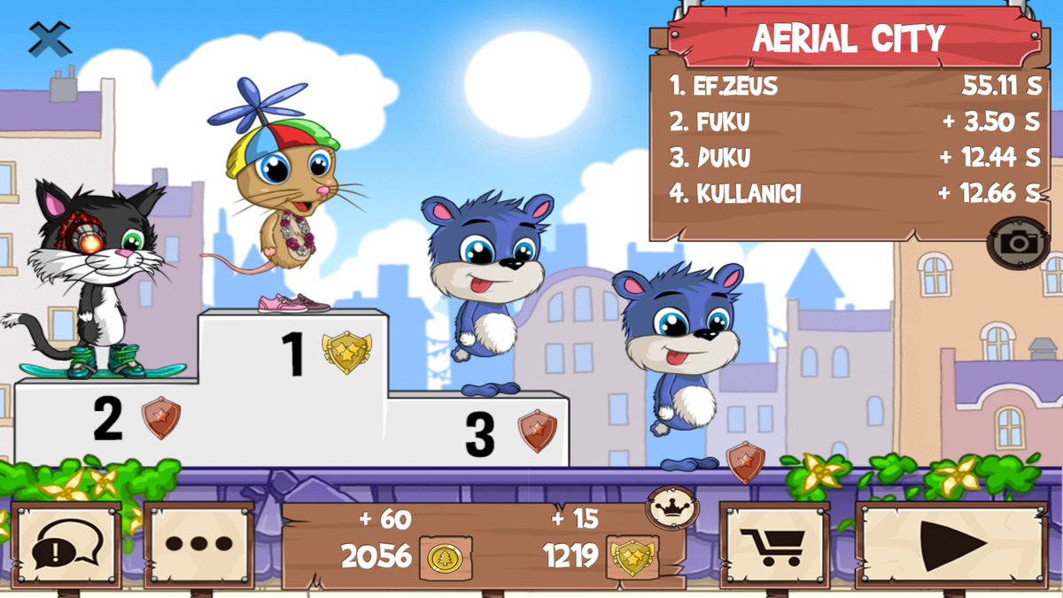 D4nielCristi4n's tweet photo. Don't catch the mouse, cat!🐱🐭#funrun2 #Fuku #Duku #KULLANICI https://t.co/vBlFwzrf56