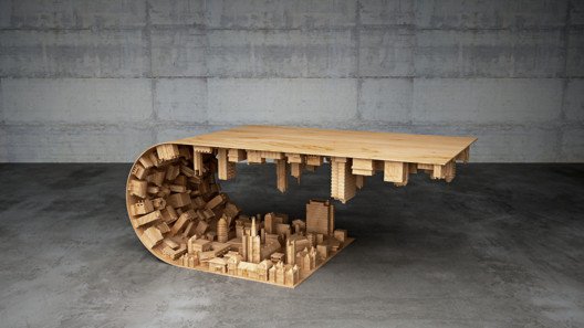 ArchDaily's tweet photo. This Inception-Inspired Coffee Table is an Architect's Dream (Literally) https://t.co/4CqyXL4pA2 https://t.co/TVijiOWigz