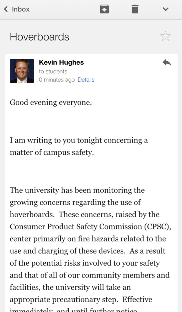 This is your biggest concern? Really?