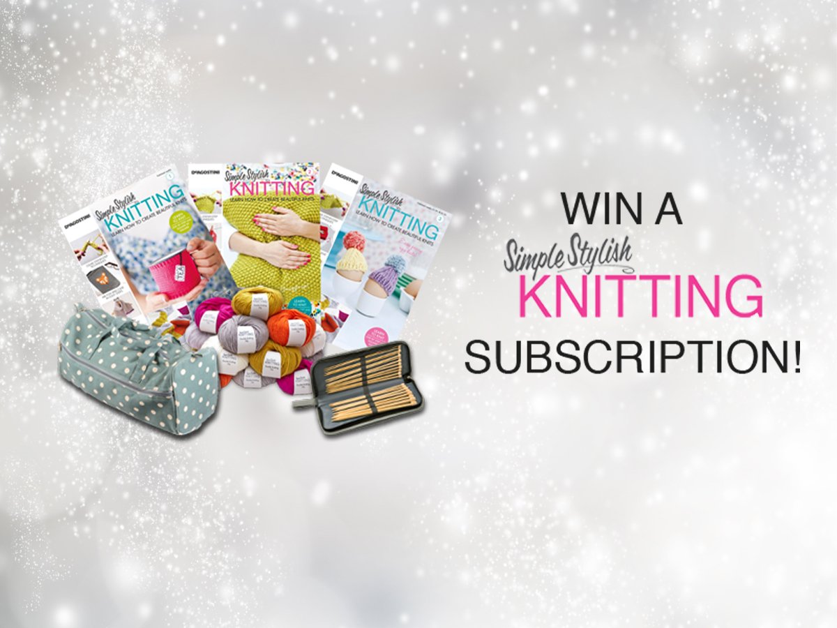 mycakedeco's tweet photo. We're #giving #away a one year subscription to #SimpleStylishKnitting magazine. Click here: https://t.co/R5HWOObUIt https://t.co/3vJ8icXnC7