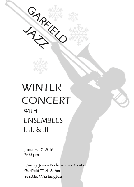 Save the date. Winter Concert is around the corner. #Jazz